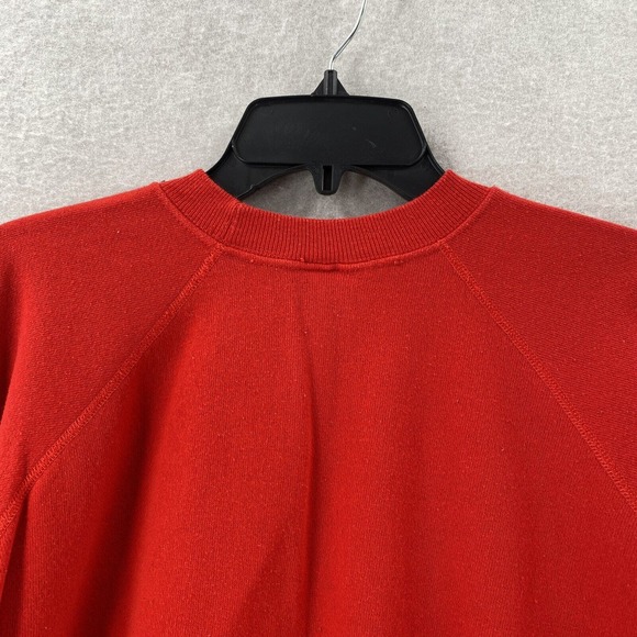 Vintage 90s Hanes Crewneck Sweatshirt Adult XL Red Breckenridge Teddy Bears - Picture 5 of 10